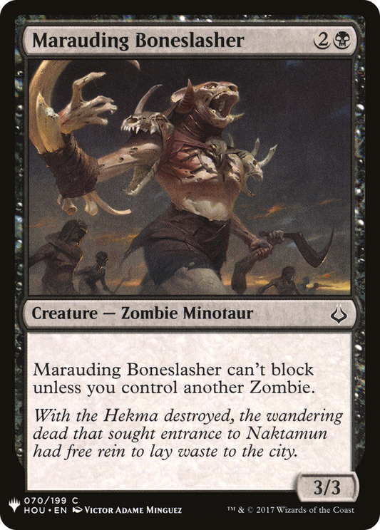 Marauding Boneslasher (LIST-HOU-70)