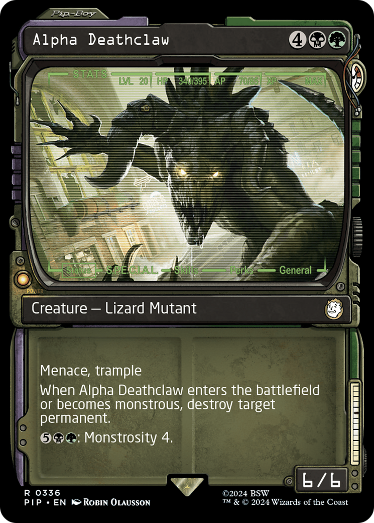 Alpha Deathclaw (PIP-336) (Showcase) (Foil)