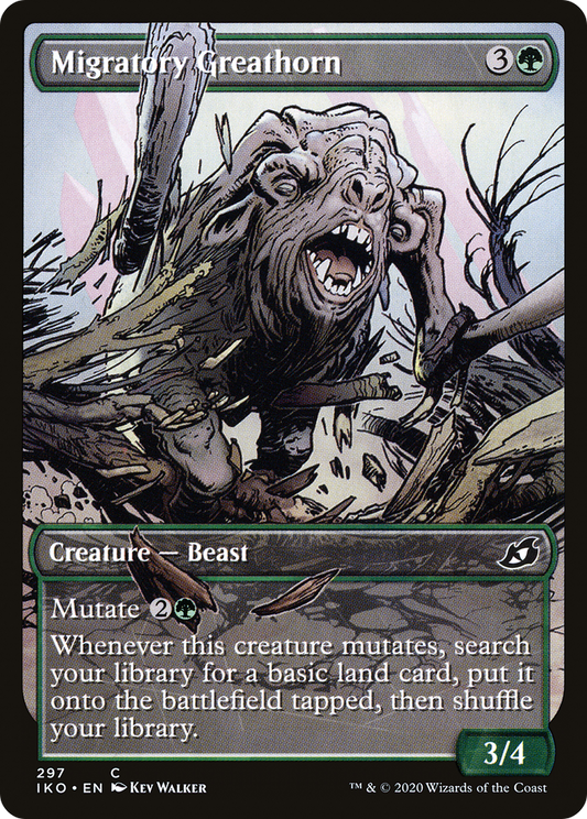 Migratory Greathorn (IKO-297) (Showcase) (Foil)