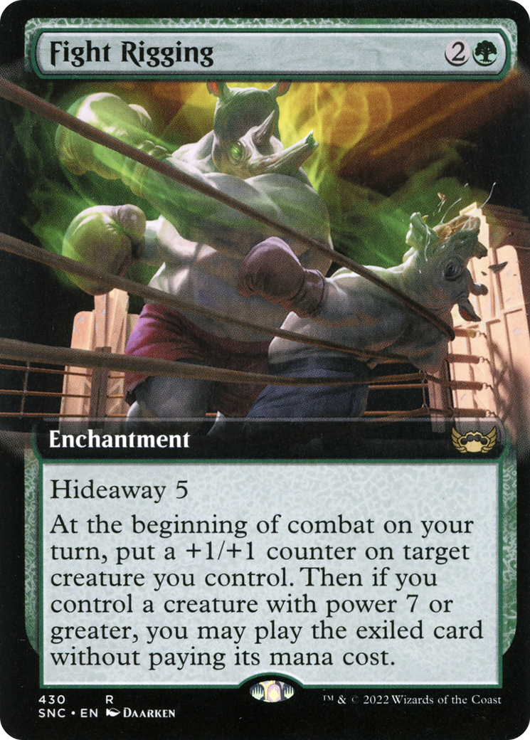 Fight Rigging (SNC-430) (Extended Art) (Foil)