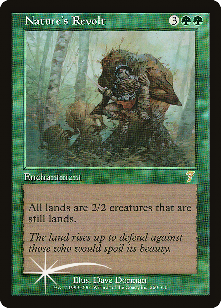 Nature's Revolt (7ED-260★) (Foil)