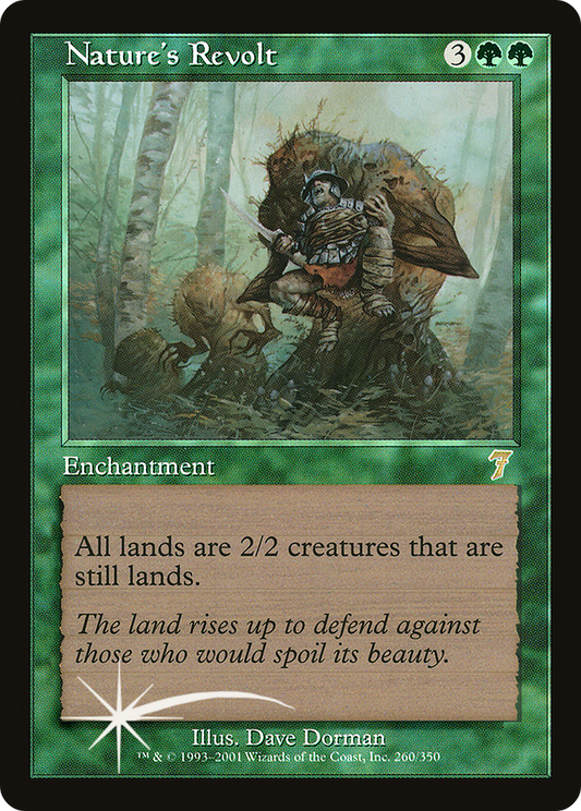 Nature's Revolt (7ED-260★) (Foil)
