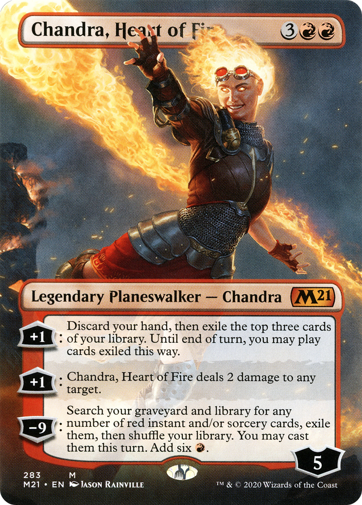 Chandra, Heart of Fire (M21-283) (Borderless)