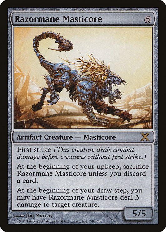 Razormane Masticore (10E-340)