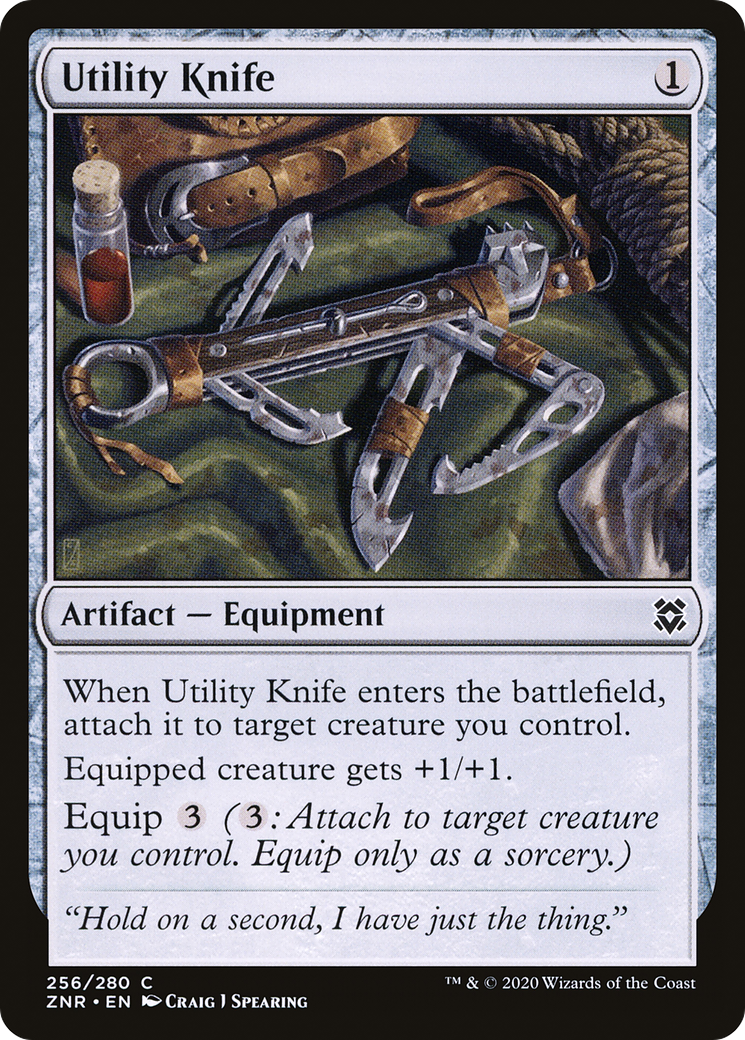 Utility Knife (ZNR-256) (Foil)