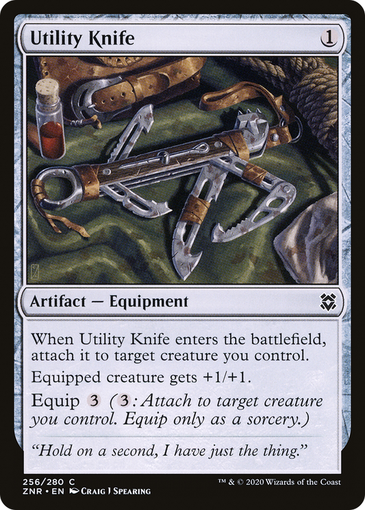 Utility Knife (ZNR-256) (Foil)