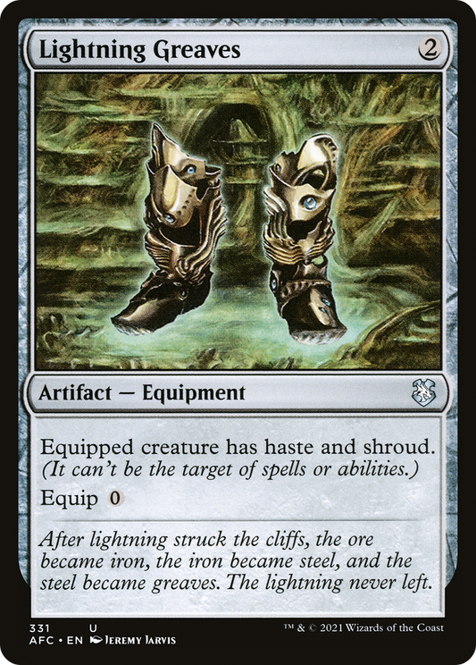 Lightning Greaves (AFC-331)