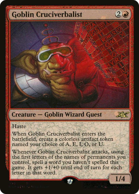 Goblin Cruciverbalist (UNF-396) (Galaxy Foil)