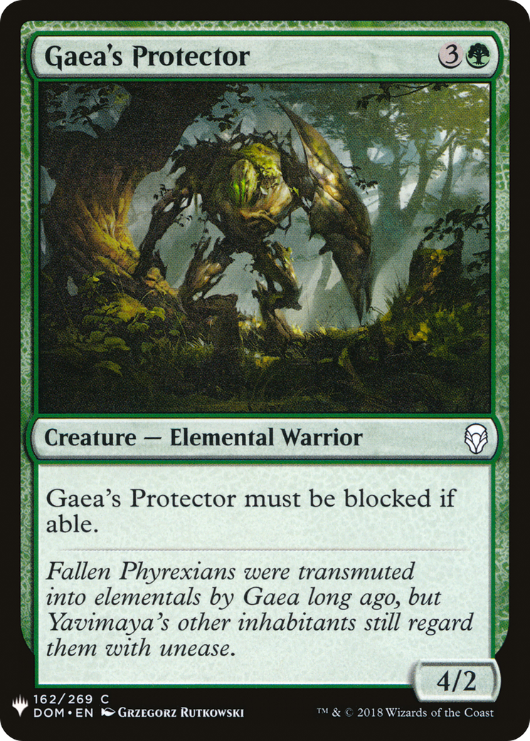 Gaea's Protector (LIST-DOM-162)