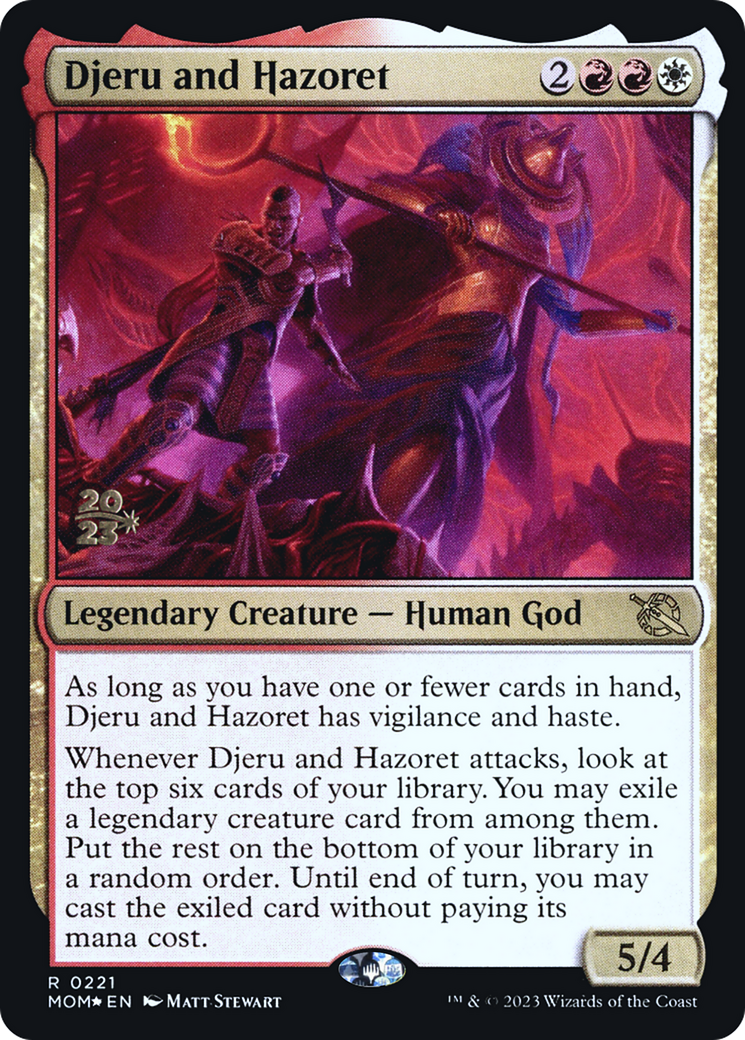 Djeru and Hazoret (PRE-221S) (Foil)