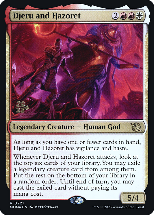 Djeru and Hazoret (PRE-221S) (Foil)