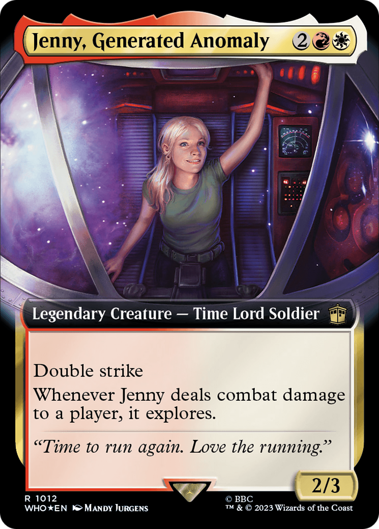Jenny, Generated Anomaly (WHO-1012) (Extended Art) (Surge Foil)