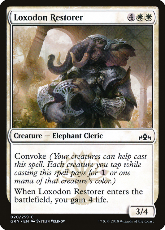 Loxodon Restorer (GRN-020) (Foil)