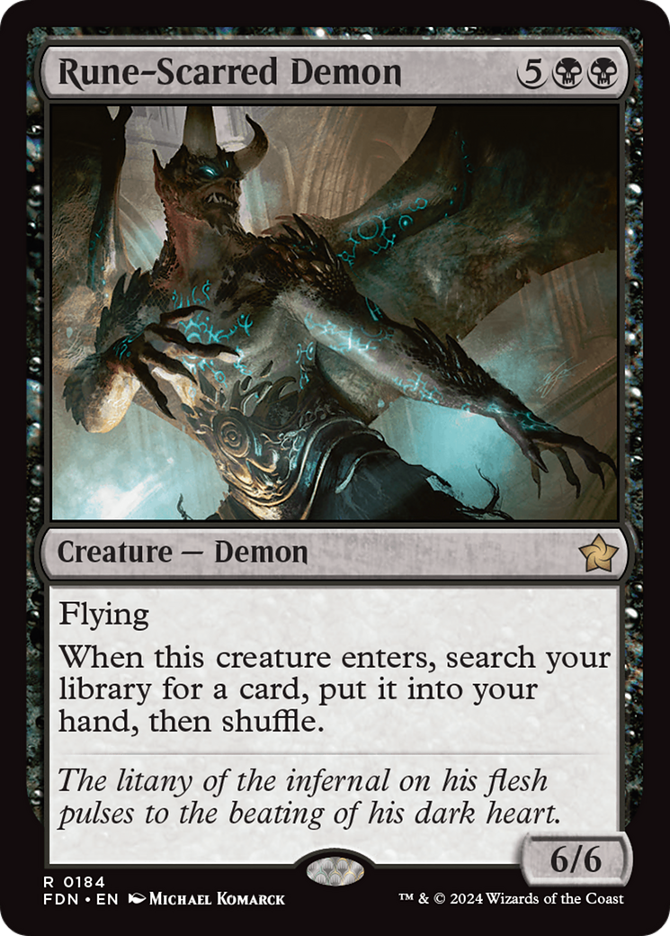 Rune-Scarred Demon (FDN-184)