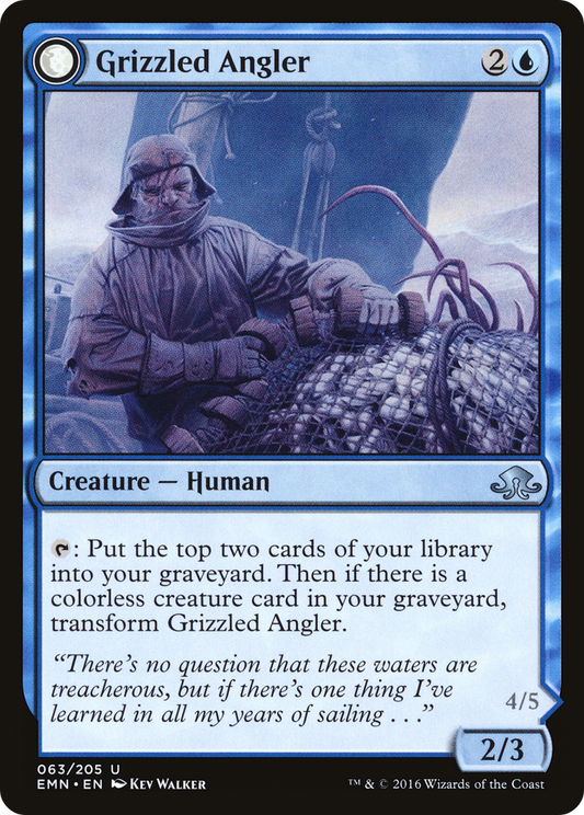 Grizzled Angler // Grisly Anglerfish (EMN-063)