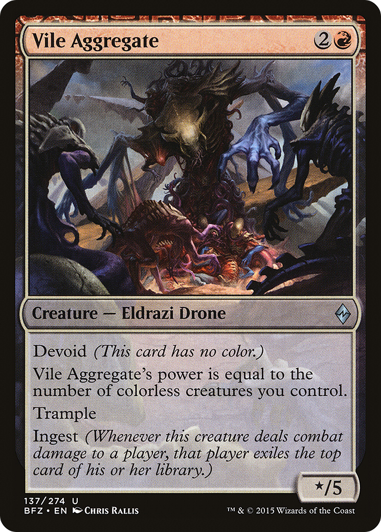 Vile Aggregate (BFZ-137) (Foil)