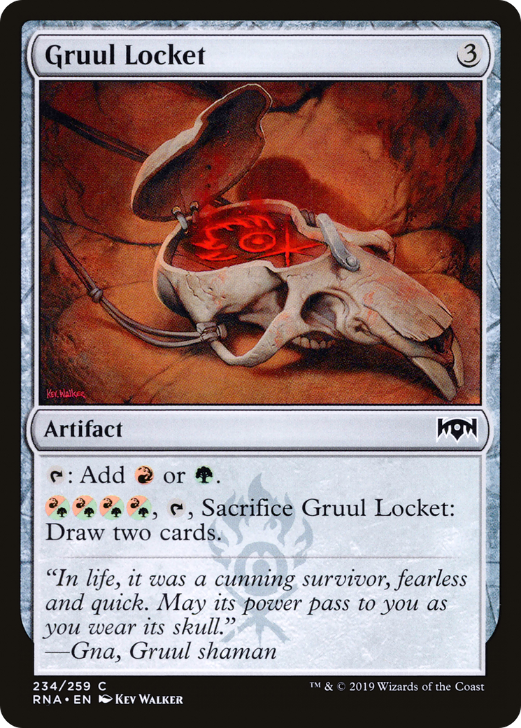 Gruul Locket (RNA-234) (Foil)