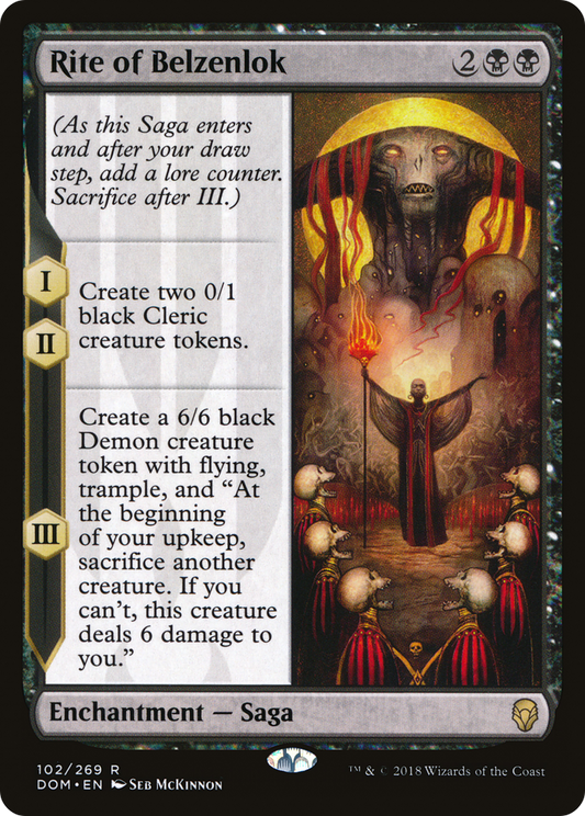 Rite of Belzenlok (DOM-102) (Foil)