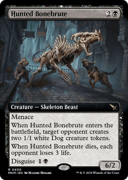 Hunted Bonebrute (MKM-400) (Extended Art) (Foil)