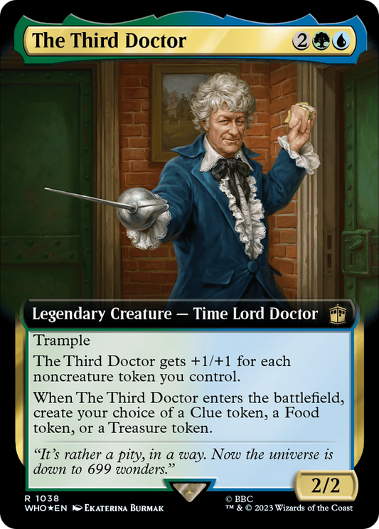The Third Doctor (WHO-1038) (Extended Art) (Surge Foil)