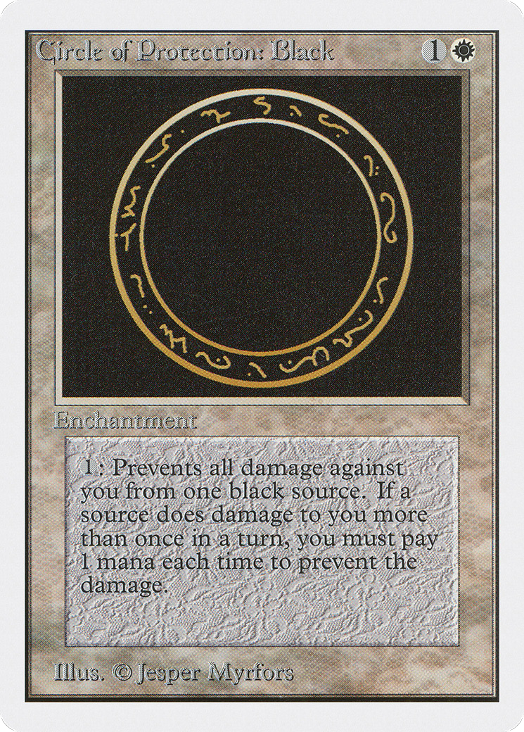 Circle of Protection: Black (2ED-010)
