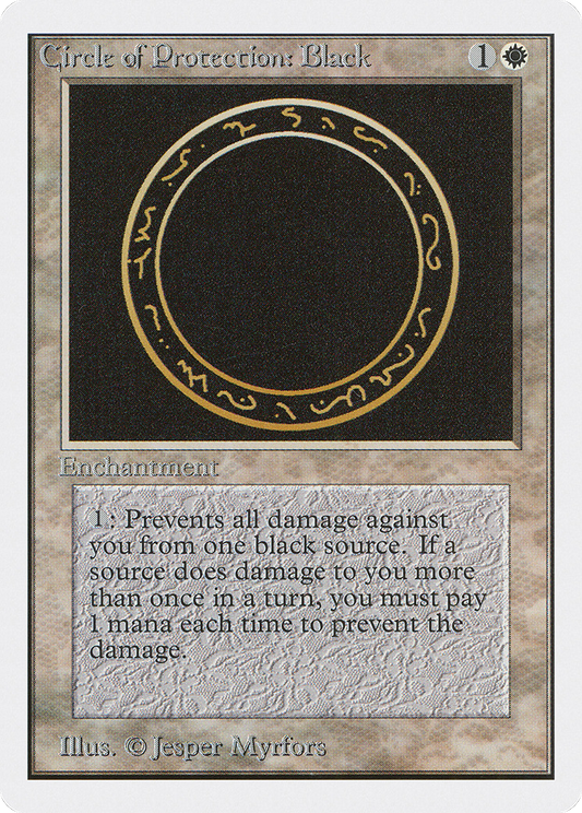 Circle of Protection: Black (2ED-010)