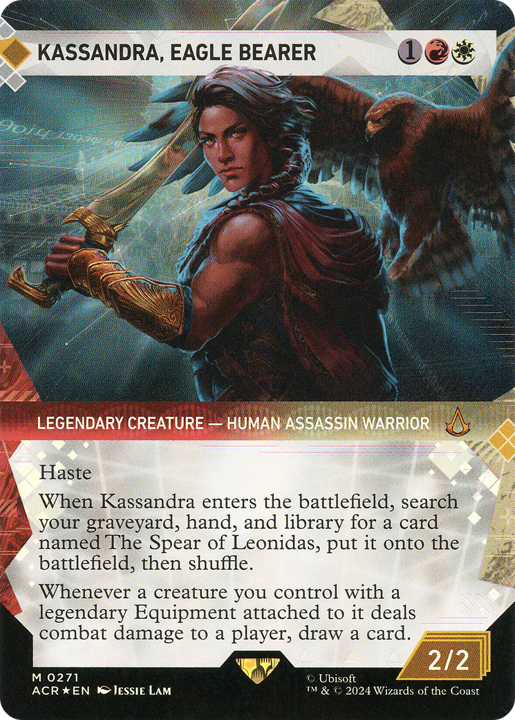 Kassandra, Eagle Bearer (ACR-271) (Showcase) (Borderless) (Textured Foil)