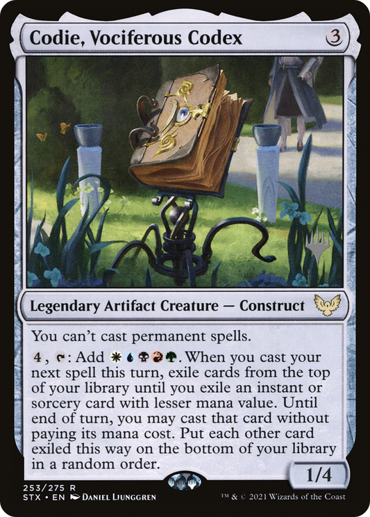 Codie, Vociferous Codex (PPSTX-253P) (Foil)