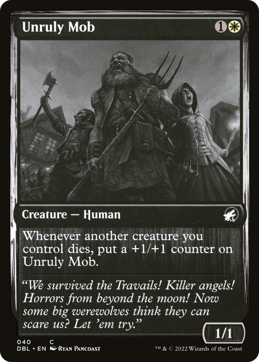 Unruly Mob (DBL-040) (Foil)