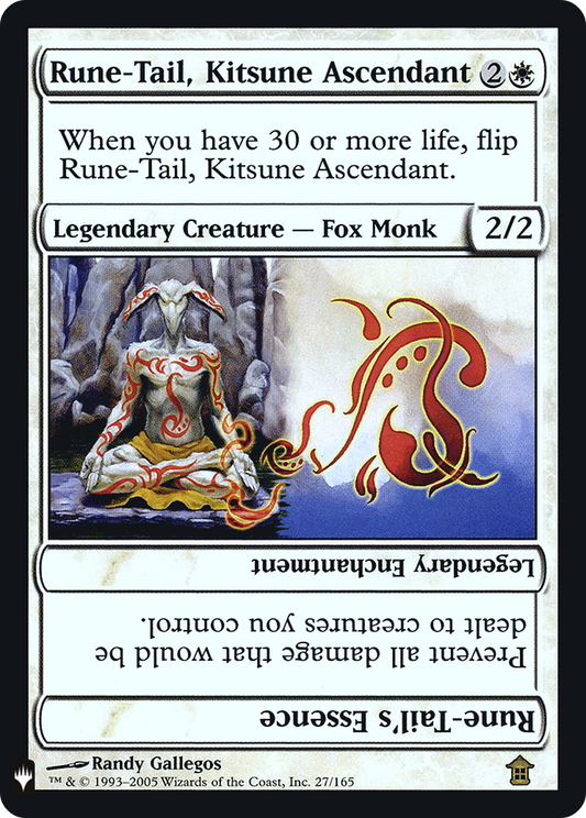 Rune-Tail, Kitsune Ascendant // Rune-Tail's Essence (PLST-SOK-27)