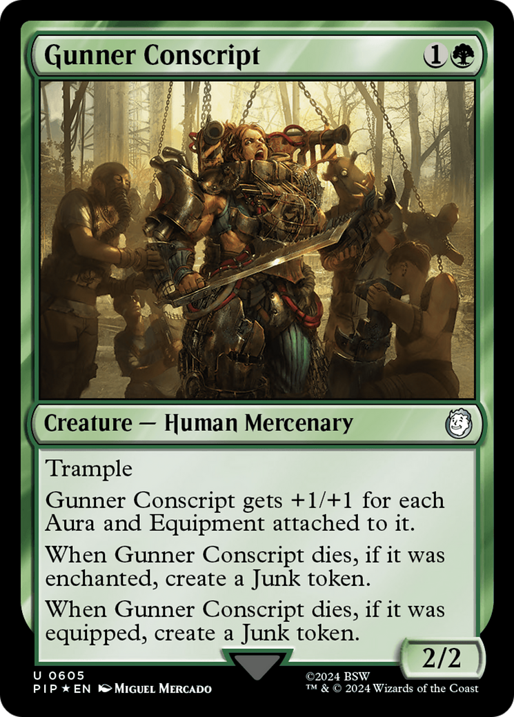 Gunner Conscript (PIP-605) (Surge Foil)