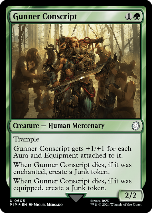 Gunner Conscript (PIP-605) (Surge Foil)