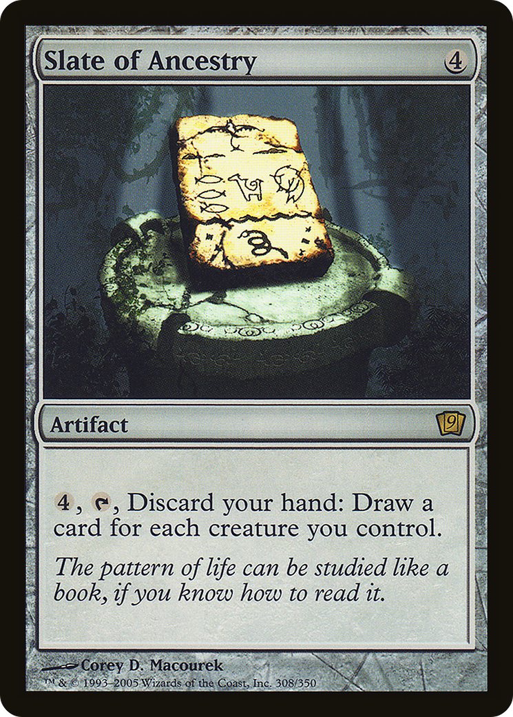 Slate of Ancestry (9ED-308★) (Foil)