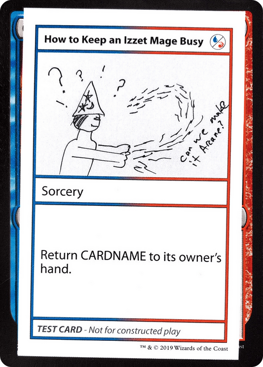 How to Keep an Izzet Mage Busy (CMB1-093)