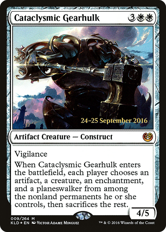 Cataclysmic Gearhulk (PRE-09S) (Foil)