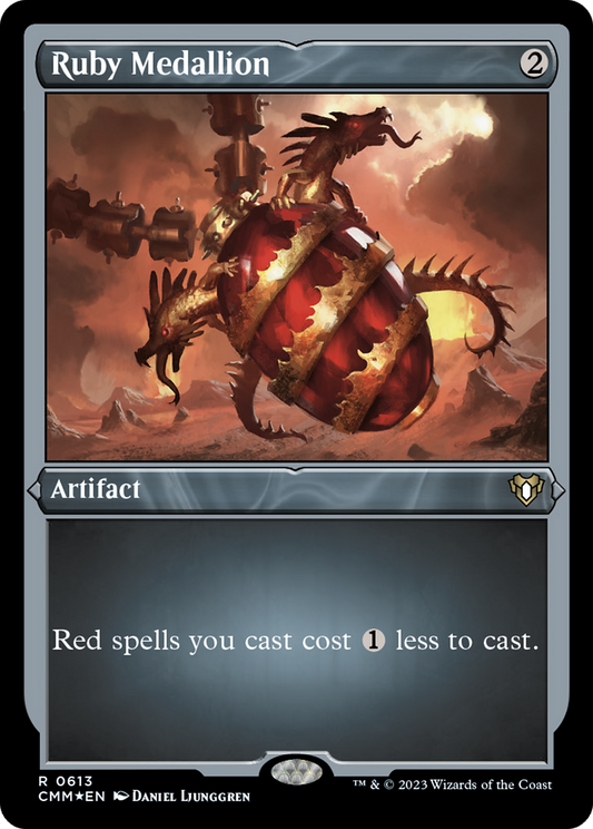 Ruby Medallion (CMM-613) (Etched Foil)