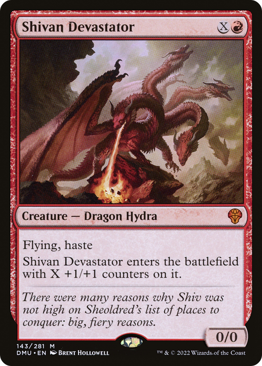 Shivan Devastator (DMU-143) (Foil)