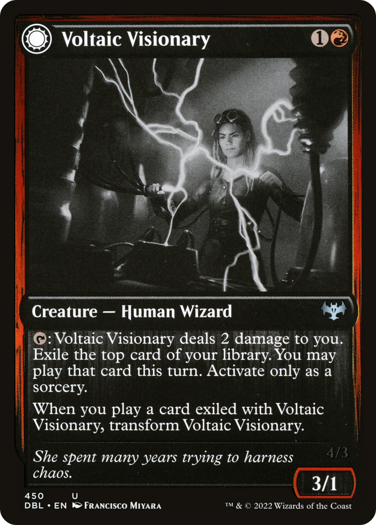 Voltaic Visionary // Volt-Charged Berserker (DBL-450) (Foil)