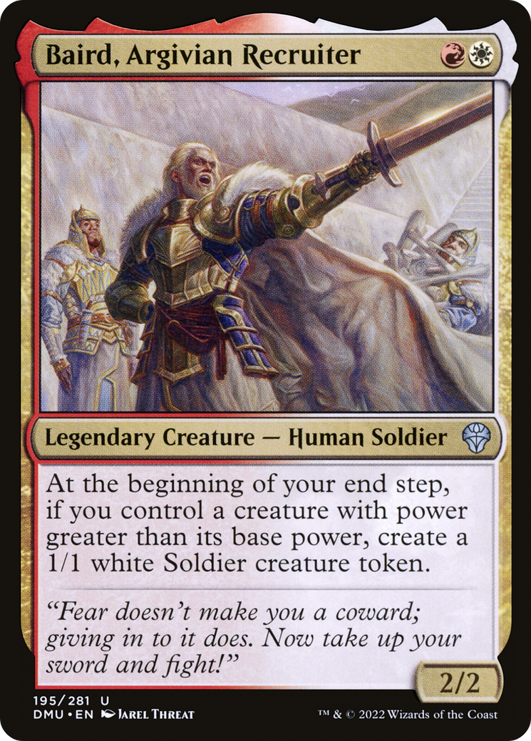 Baird, Argivian Recruiter (DMU-195) (Foil)