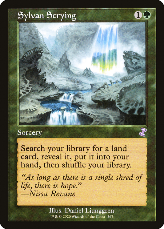 Sylvan Scrying (TSR-367) (Foil)