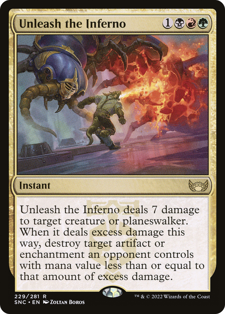 Unleash the Inferno (SNC-229) (Foil)