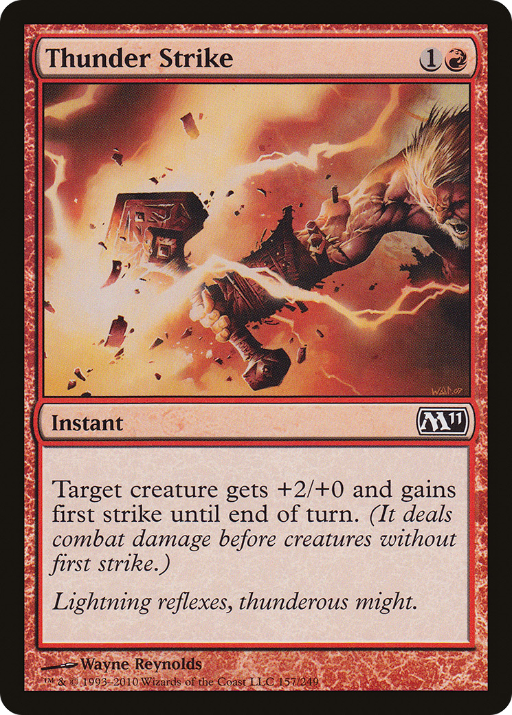 Thunder Strike (M11-157) (Foil)