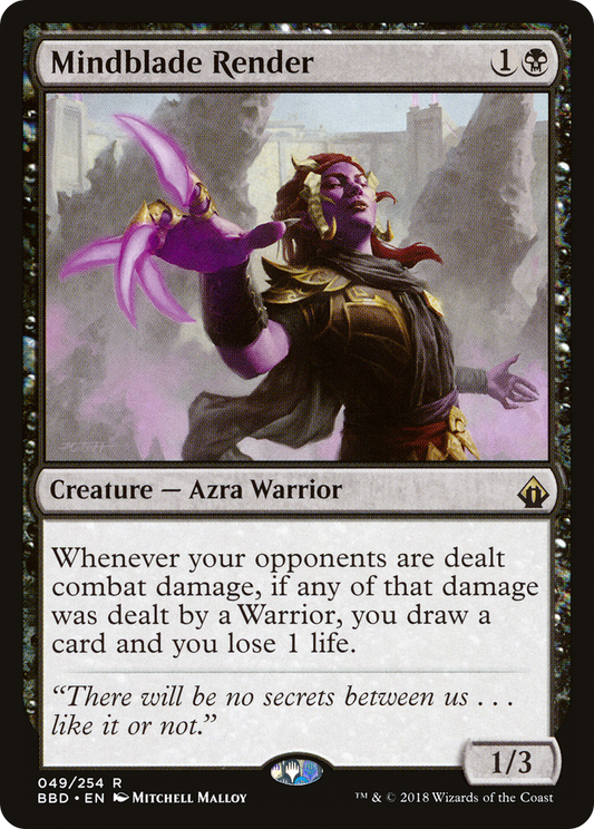 Mindblade Render (BBD-049) (Foil)