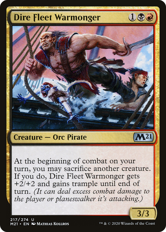 Dire Fleet Warmonger (M21-217)