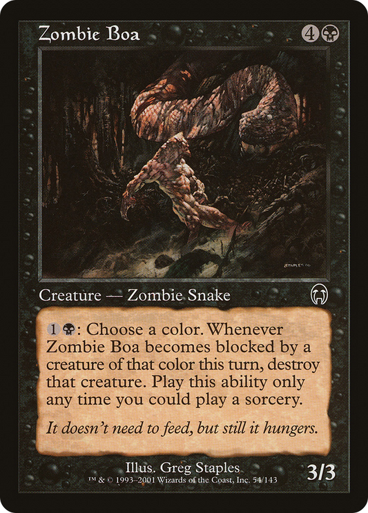 Zombie Boa (APC-054) (Foil)