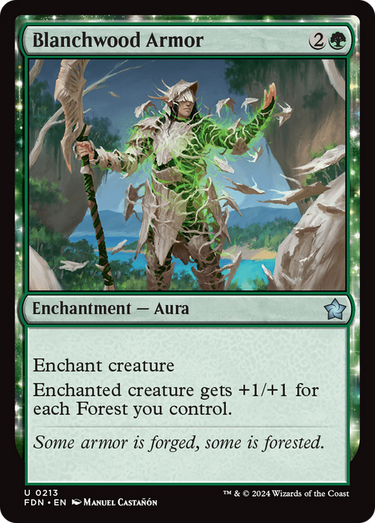 Blanchwood Armor (FDN-213) (Foil)