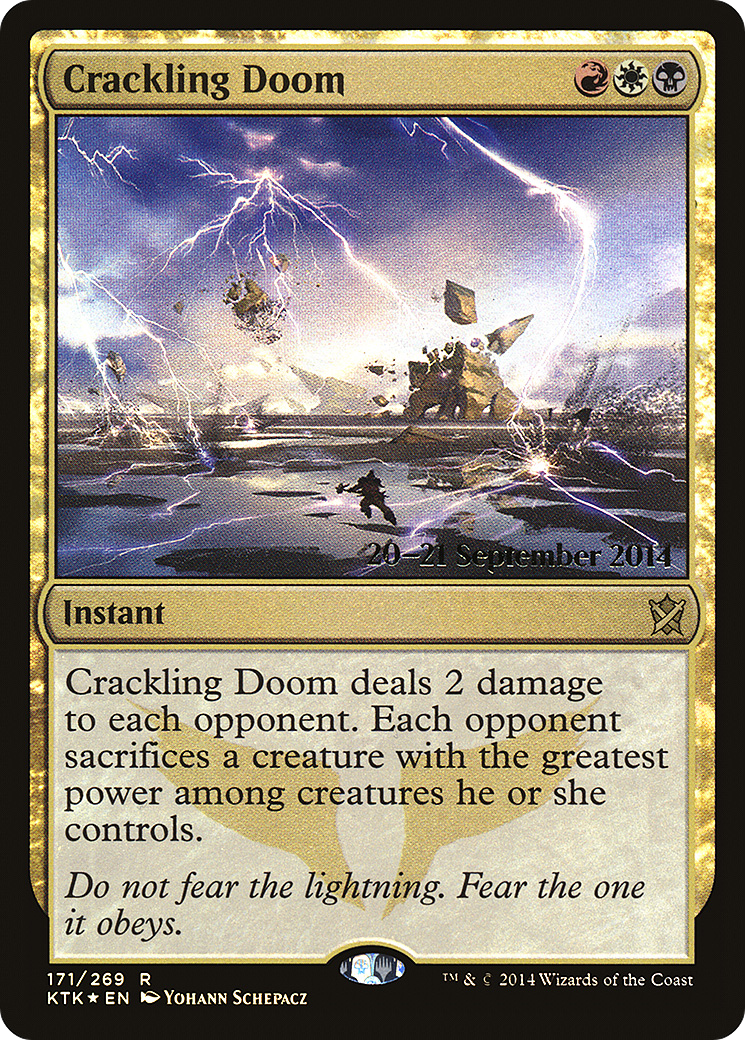 Crackling Doom (PRE-171S) (Foil)