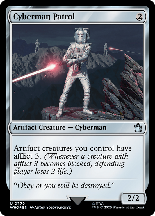 Cyberman Patrol (WHO-779) (Surge Foil)