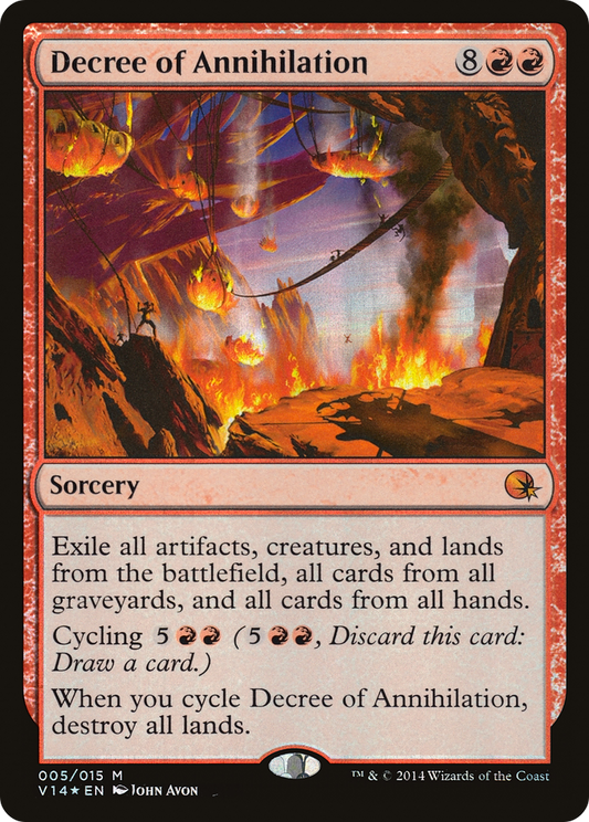 Decree of Annihilation (V14-005) (Foil)