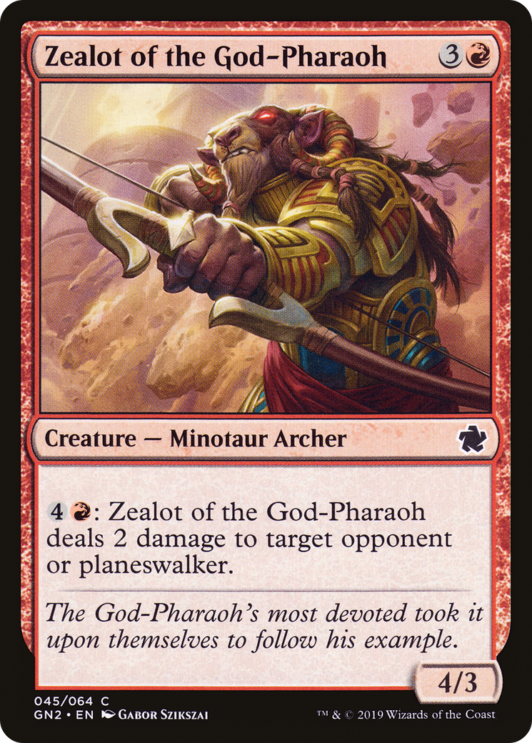 Zealot of the God-Pharaoh (GN2-045)